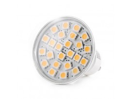 Купить LED GU10 3.3W 24 pcs WW MR16 SMD5050 лампа светодиодная Brille