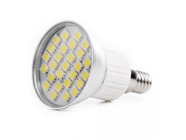 Купить LED E14 3.8W 27 pcs CW JDR SMD5050 лампа светодиодная Brille