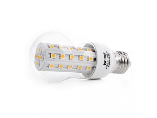 Купить LED E27 5W 45 pcs WW P55-P SMD5050 лампа светодиодная Brille